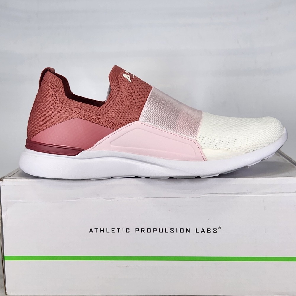 APL TechLoom Bliss Sneaker Womens Size 10 Cedar Bleached Pink Ivory Slip On
